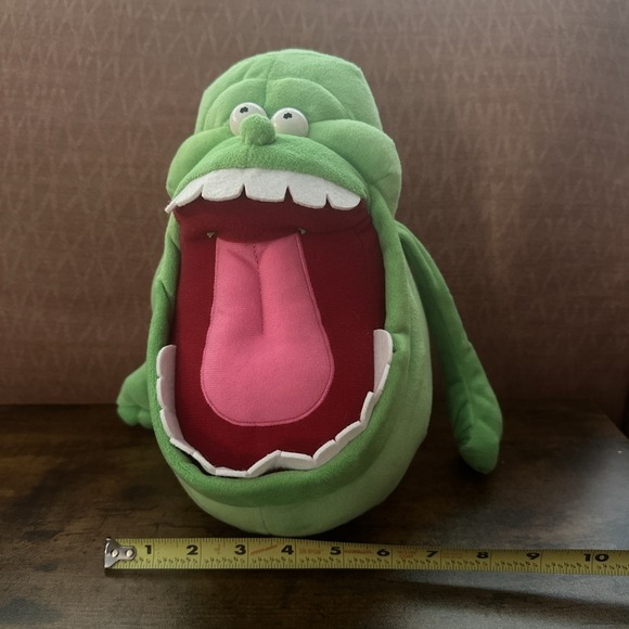 Conhence Other - Ghostbusters Slimer Plush Green Ghost Big Mouth Tongue Stuffed Toy Funny Monster